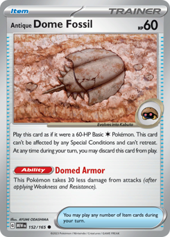 Antikes Domfossil