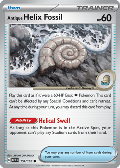 Antikes Helixfossil