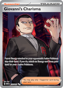 Giovannis Charisma